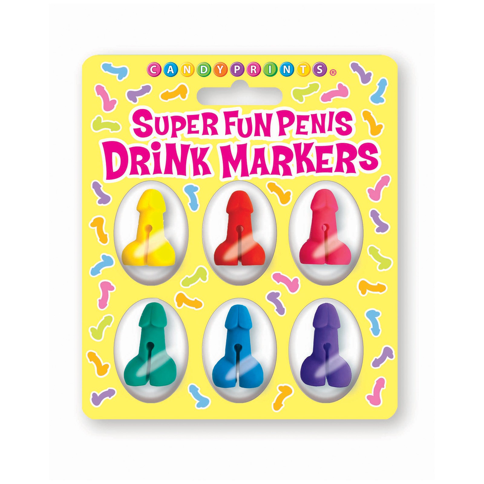 Super Fun Penis Cocktail Markers Set of 6