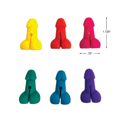 Super Fun Penis Cocktail Markers Set of 6