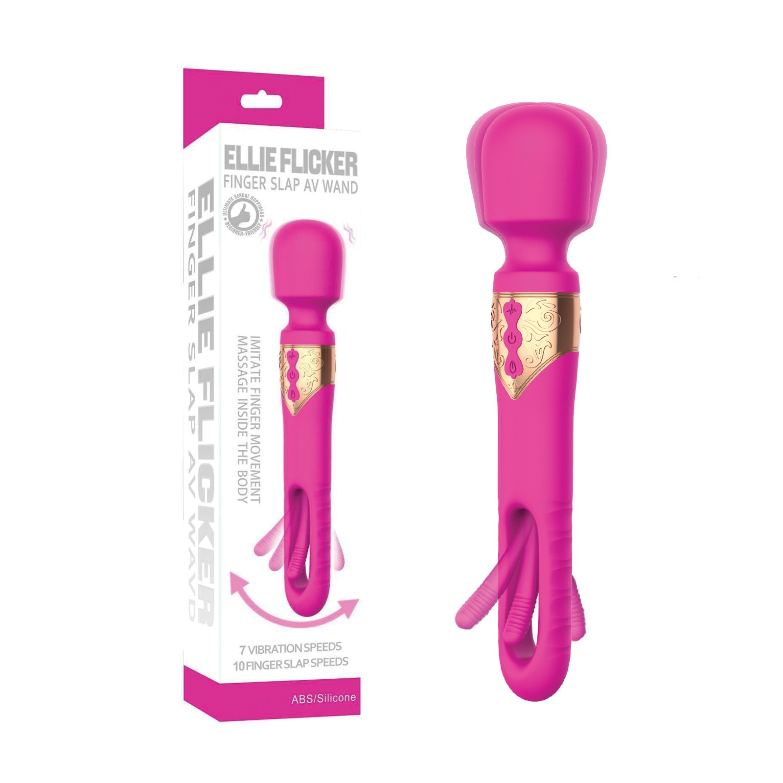 Ellie Flicking Wand with Vibrating Features