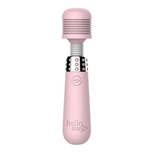 Hello Sexy Bling Bling Mini Wand Massager