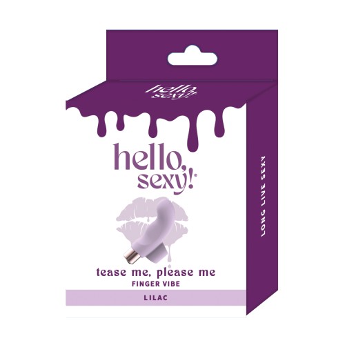 Hello Sexy Tease Me Finger Vibe Lilac