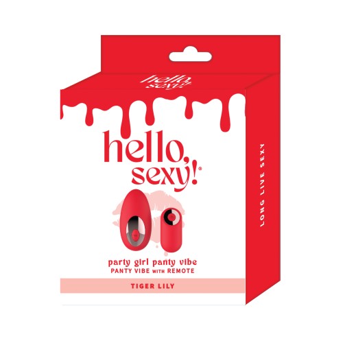 Hello Sexy Party Girl Panty Vibe - Discreet Pleasure