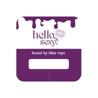 Hello Sexy! Cuerda de Bondage Bound By Bliss - Lila