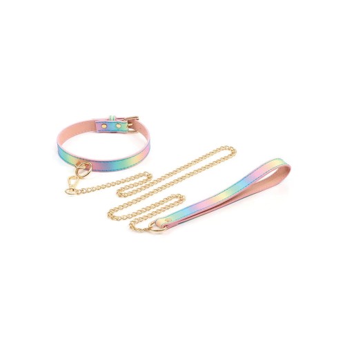 Hello Sexy! Iridescent Collar & Leash Set