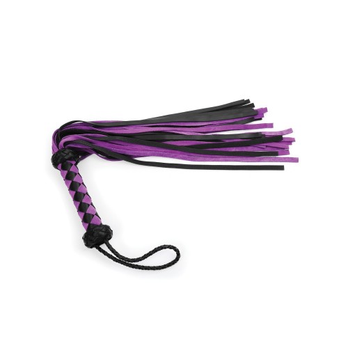 Flogger de Cuero 22 Pulgadas Plesur Morado