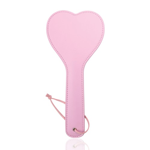 Pink Heart Shaped PVC Paddle for Playful Spanking