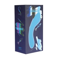 Vibrador Mini Swan Wand - que Brilla en la Oscuridad