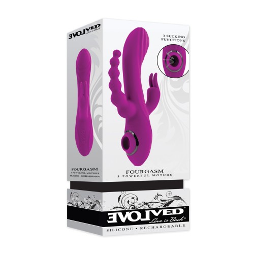 Evolved Fourgasm - Purple | Versatile Pleasure Toy