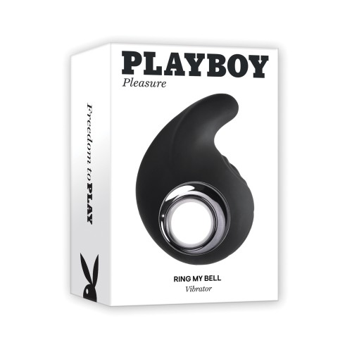 Black Ring My Bell Vibrating Toy by Playboy