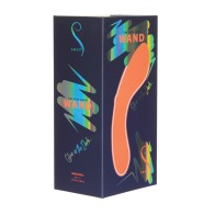 The Mini Swan Wand Glow in the Dark Orange