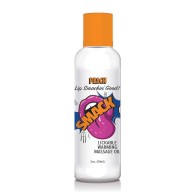 Warming Massage Oil Smack in Peach Flavor