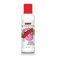 Smack Warming Massage Oil Cherry