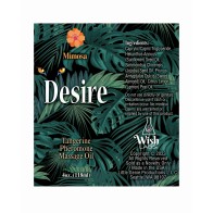 Desire Pheromone Massage Oil in Tangerine Flavor