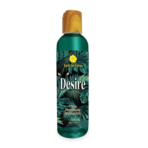 Desire Pheromone Massage Oil 4 oz Citrus