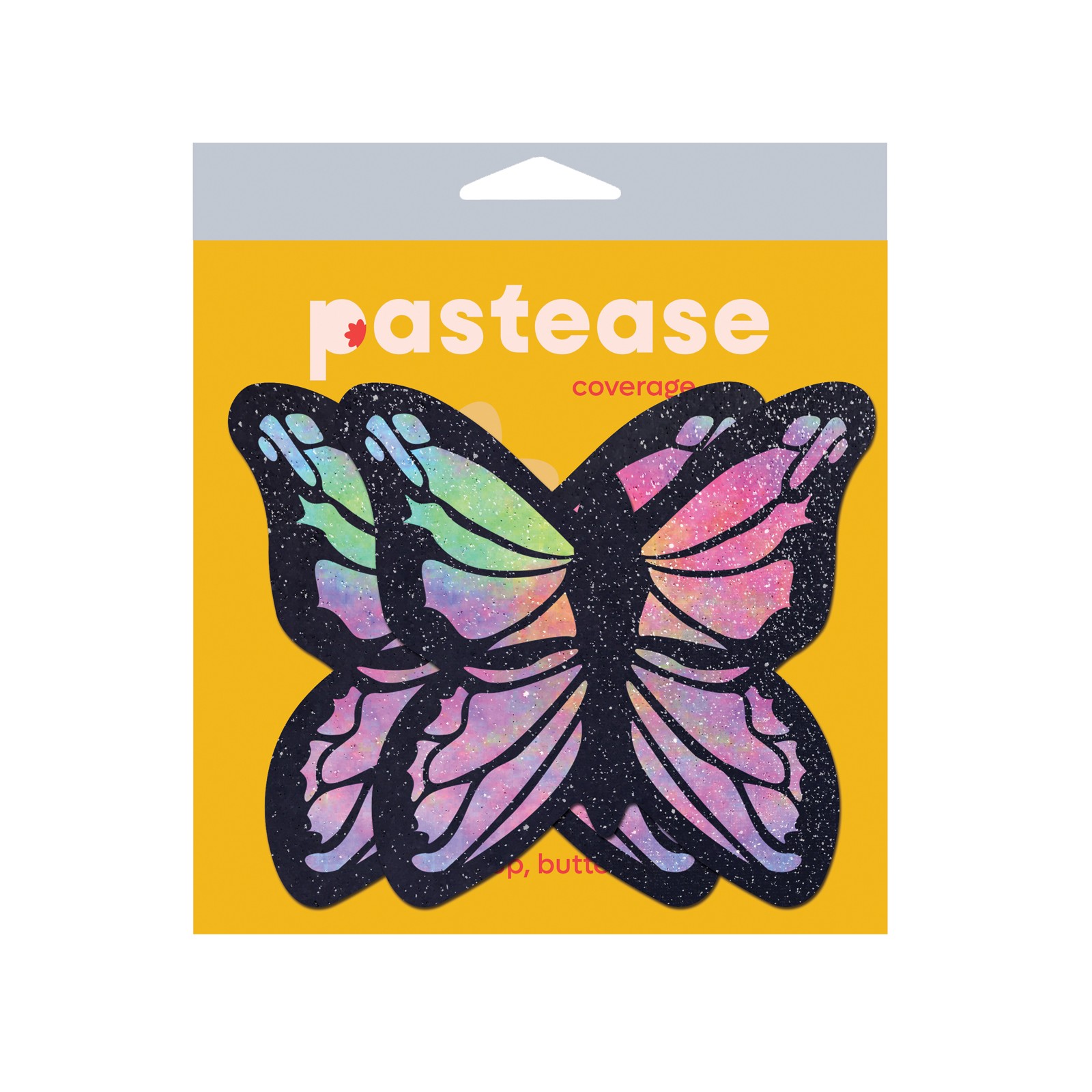 Pastease Coverage Twinkle Velvet Butterfly Rainbow O/S