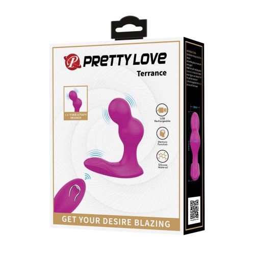 Masturbador Doble Estimulador Pretty Love Terrance Fucsia