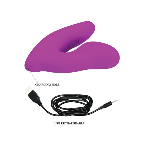 Pretty Love Melvin Dual Stimulator Fuchsia