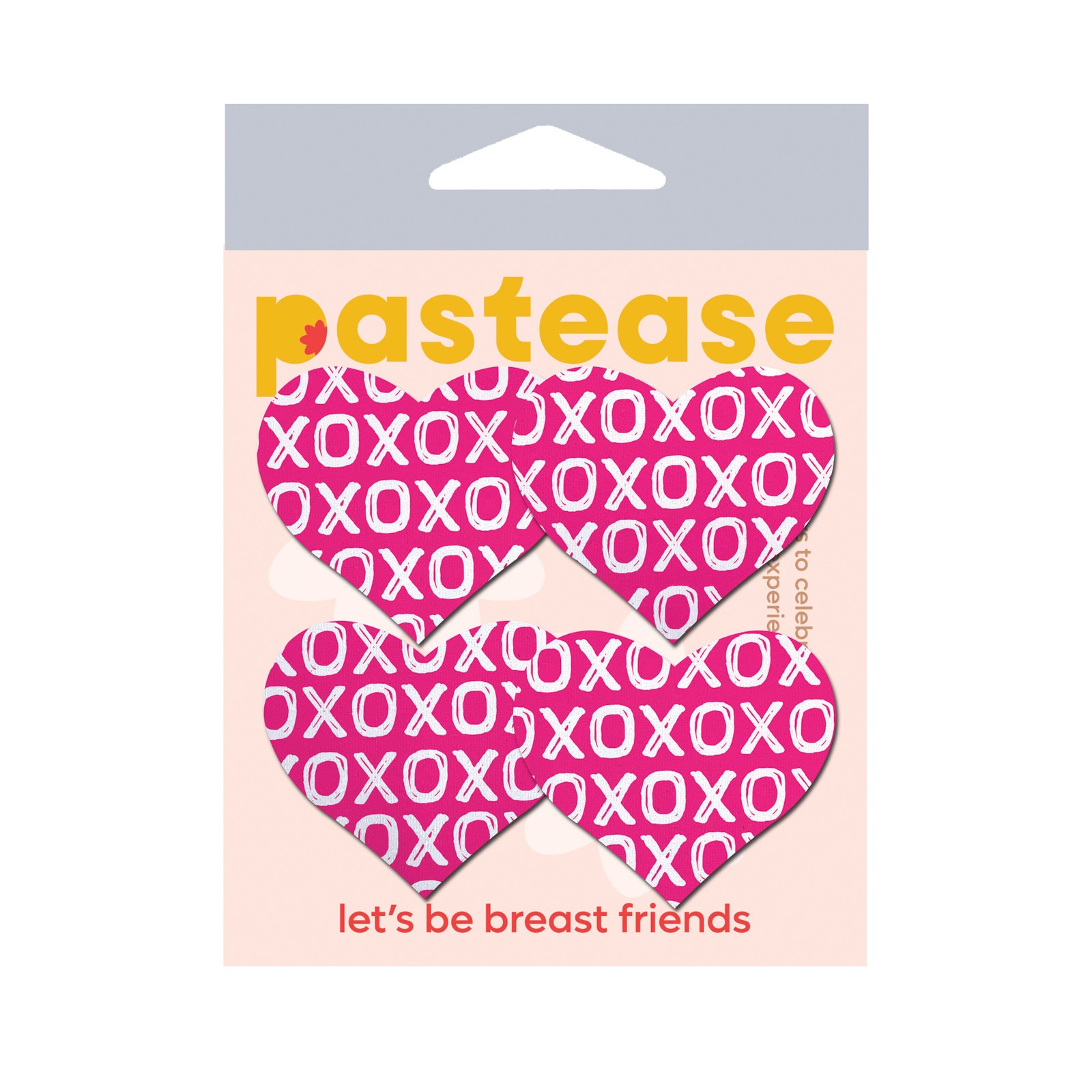 Pastease Petites XO Hearts Nipple Pasties in Pink