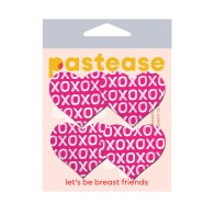 Pastease Petites XO Hearts Nipple Pasties in Pink