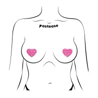 Pastease Petites XO Hearts Nipple Pasties in Pink