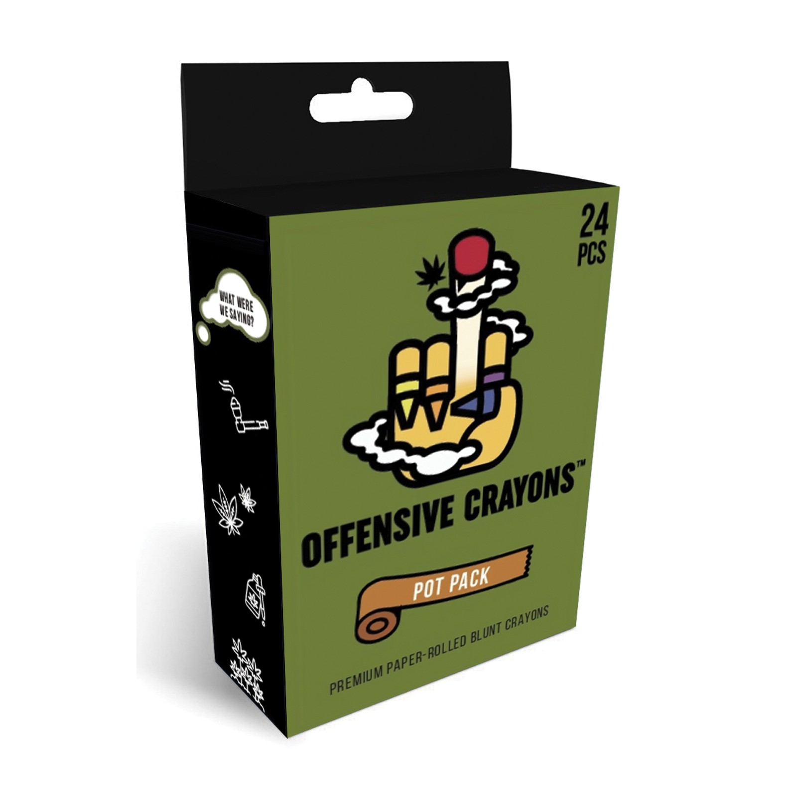 Wood Rocket Pot Pack Offensive Crayons