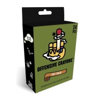 Wood Rocket Pot Pack Offensive Crayons