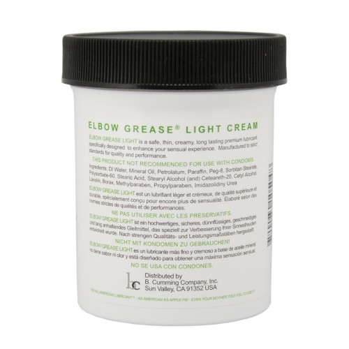 Crema Elbow Grease Ligera 4 oz