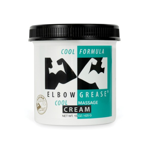 Crema Enfriadora Elbow Grease - 15 oz para Estimulación Mejorada