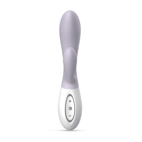 Vibrador Rabbit Zini Dew de Placer Doble Púrpura