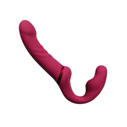 Lovense Lapis Vibrating Strapless Strap-On for Shared Pleasure