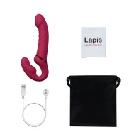 Lovense Lapis Vibrating Strapless Strap-On for Shared Pleasure