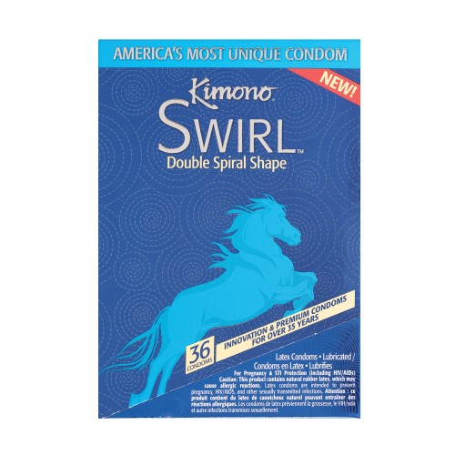 Kimono Swirl Condom Pack of 36