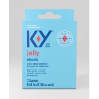 K-Y Water Based Jelly Lube Pack of 3