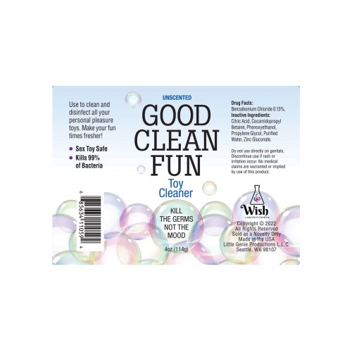 Good Clean Fun Toy Cleaner Unscented