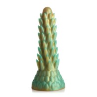 Creature Cocks Stegosaurus Spiky Dildo Teal Gold