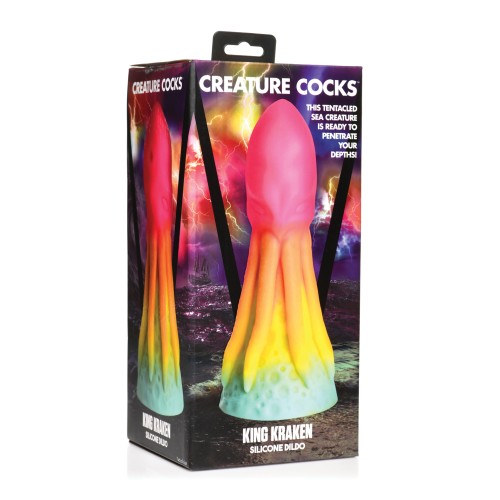 Dildo de Silicona Kraken Rey Multi Color