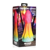 Creature Cocks King Kraken Silicone Dildo Multi Color