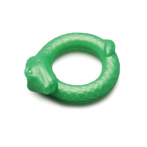 Anillo de Silicona Serpentina Creature Cocks Verde