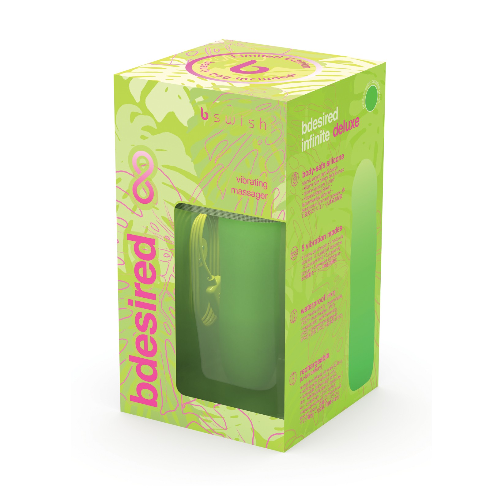 Bdesired Infinite Deluxe Vibrator Paradise Green