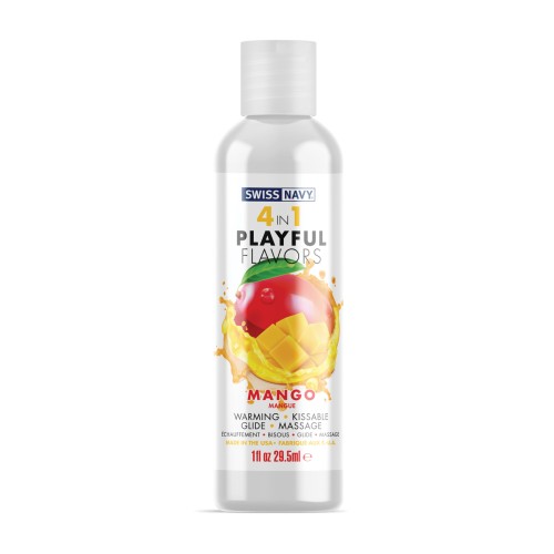 Swiss Navy 4 in 1 Playful Flavors Mango 1 oz