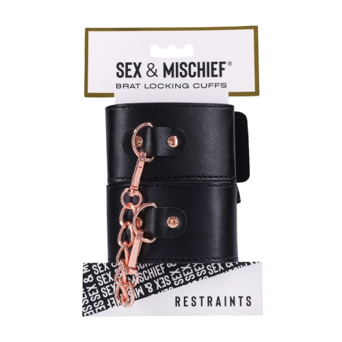 Esposas Bloqueables Sex & Mischief Brat - Bondage Emocionante