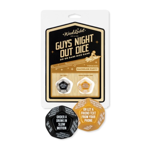 Juego de Dados Do or Dare Guys Night Out Negro