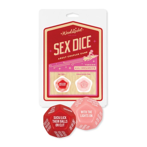 Wood Rocket Adult Couples Sex Dice Game