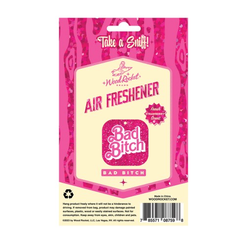 Wood Rocket Bad Bitch Air Freshener