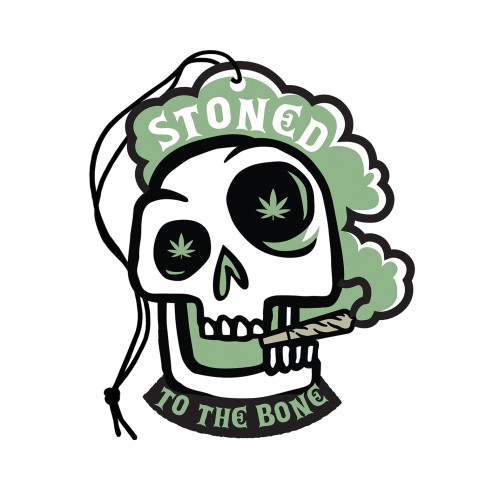 Wood Rocket Stoned to the Bone Air Freshener - Pine