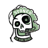 Wood Rocket Stoned to the Bone Air Freshener - Pine