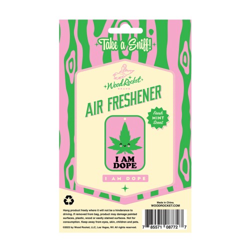 I Am Dope Air Freshener - Mint