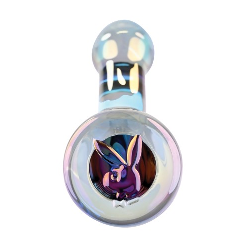 Playboy Jewels King Dildo Clear for Temperature Play