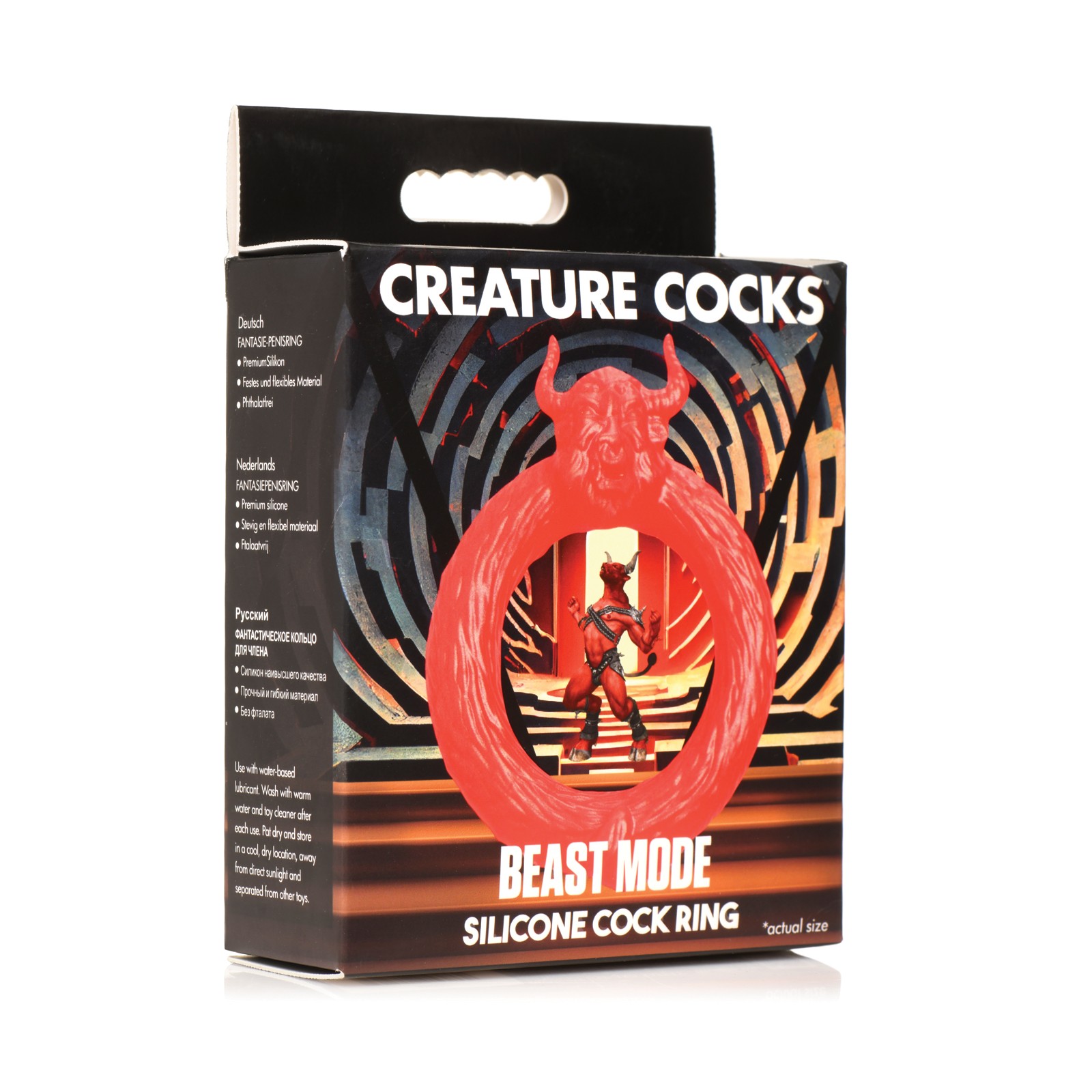 Anillo Cock Creature Cocks Beast Mode - Rojo