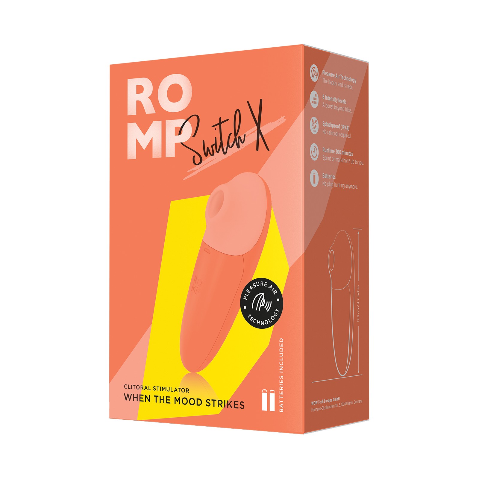 ROMP Switch X Vibrador Clitoridiano Naranja